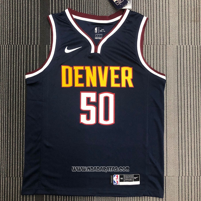 Camiseta Denver Nuggets Aaron Gordon #50 Icon 2021 Azul
